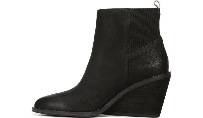 Mania Wedge Bootie Dr Scholl's Mania Wedge Bootie Pretas | 6yrhnRH6