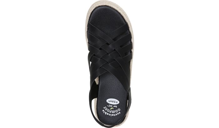 Off Site Espadrille Wedge Sandal Dr Scholl's Off Site Espadrille Wedge Sandal Pretas | 9A8dEh6W