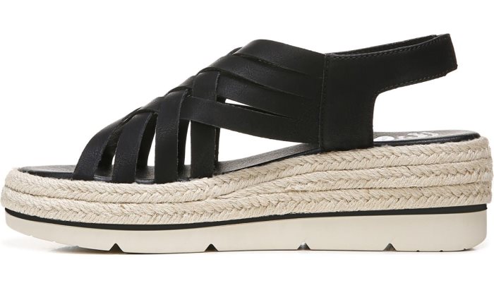 Off Site Espadrille Wedge Sandal Dr Scholl's Off Site Espadrille Wedge Sandal Pretas | LleCx97K