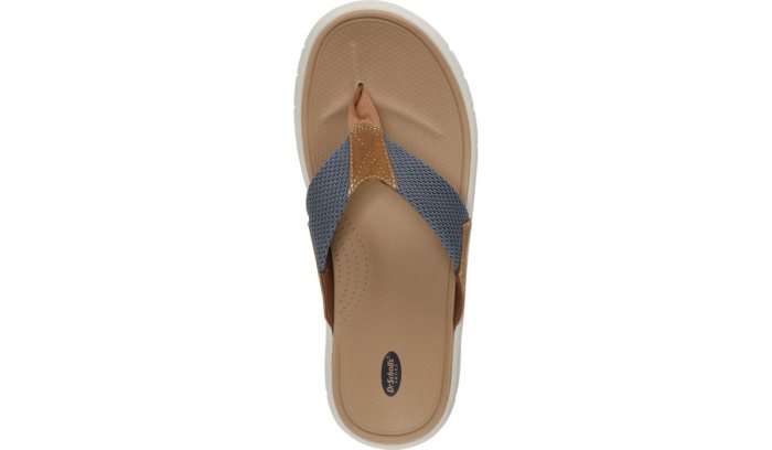 Tense Flip Flop Sandal Dr Scholl's Tense Flip Flop Sandal Cinzentas Marrom | C9jgGcup