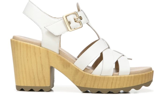 Wild Nights Block Heel Sandal Dr Scholl's Wild Nights Block Heel Sandal Branco | rshqaELL